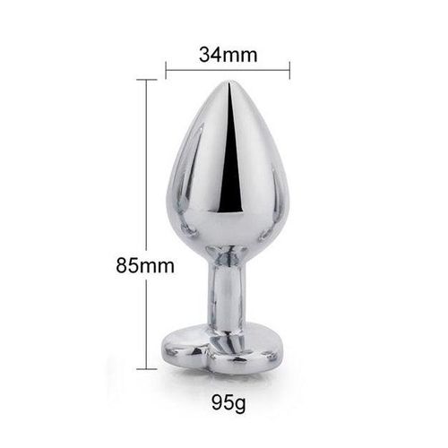 Afterdark Aluminium Heart Butt Plug S/M/L slika 18