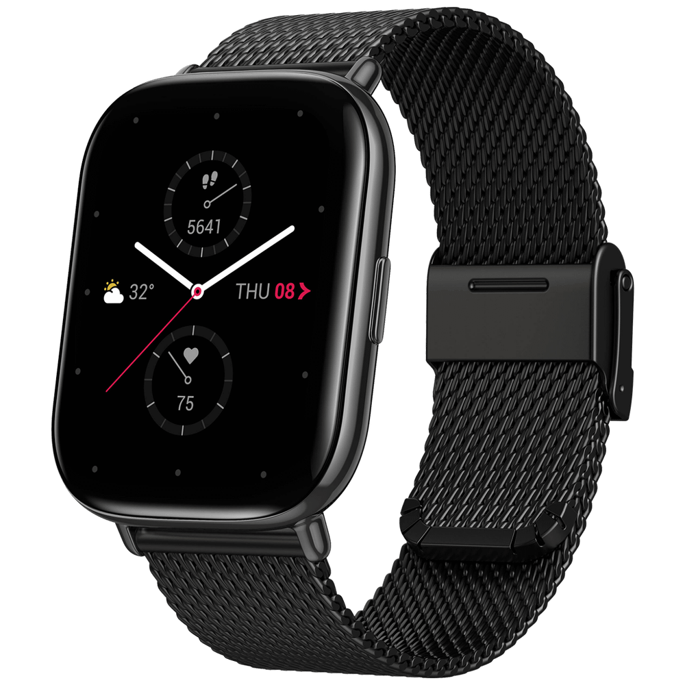 Xiaomi SAT pametni, 1.65" AMOLED, vodootporan 5ATM, BT - Zepp E (square) Metallic Black S.E slika 1