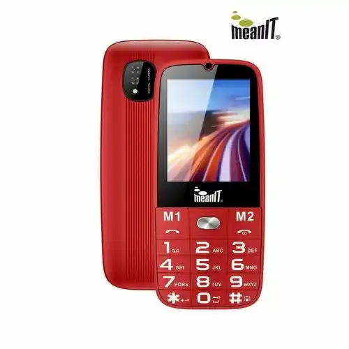 Mobilni telefon Meanit Senior 15 crveni slika 1