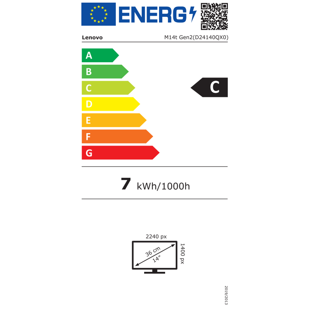 Lenovo M14t Gen 2 14'', Tilt, Pivot, HAS, touch 63FDUAT6WL slika 2