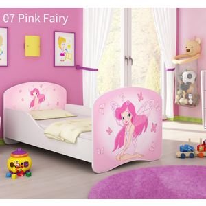 Dječji krevet ACMA s motivom 140x70 cm 07-pink-fairy