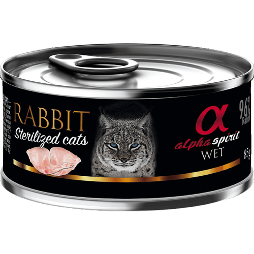 Alpha Snack Rabbit Sterilised, monoproteinska hrana za sterilizirane mačke, kunić, 85 g slika 1