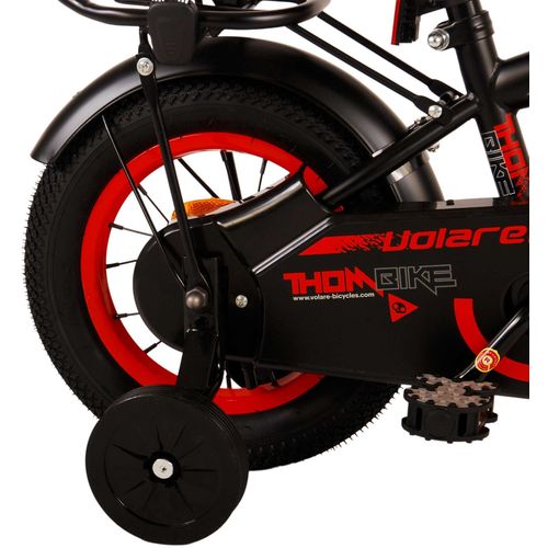 Volare dječji bicikl Thombike 12" crno-crveni slika 4