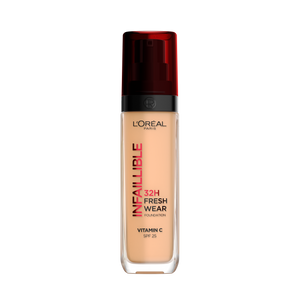 L'Oreal Paris Infaillible 32H Fresh Wear tečni puder 200 Golden sand