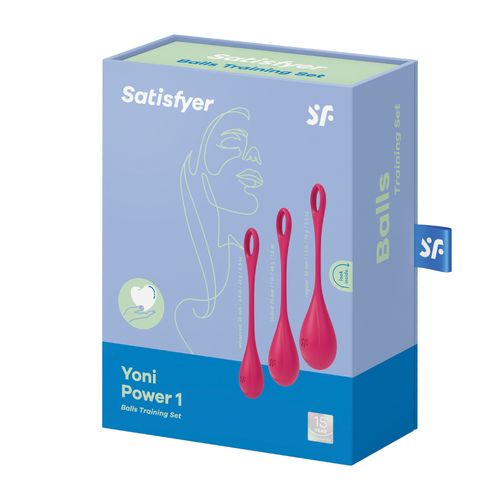 Vaginalne kuglice Satisfyer Yoni Power 1, crvene slika 3