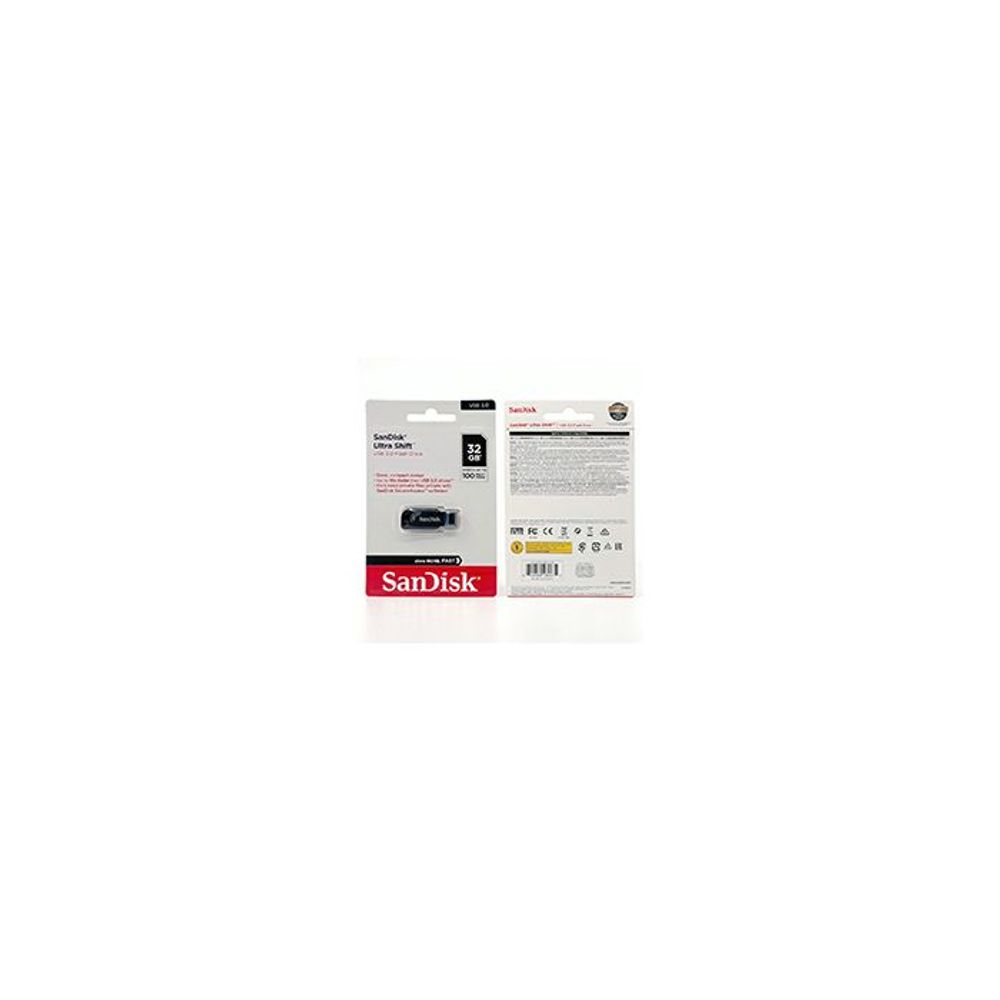 SANDISK USB 3.2 FLASH DRIVE ULTRA SHIFT 100MB/s 32GB slika 2