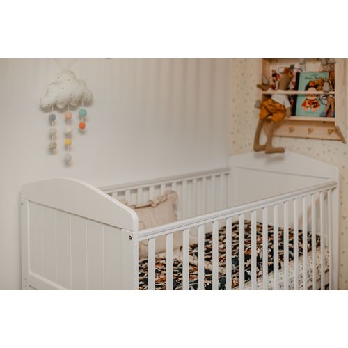 Woodies krevetić Hampton Cot 140x70 white slika 6