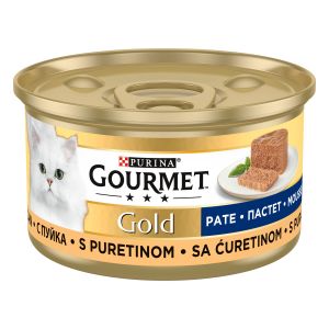 GOURMET GOLD Hrana za mačle, mousse ćuretina, 85g