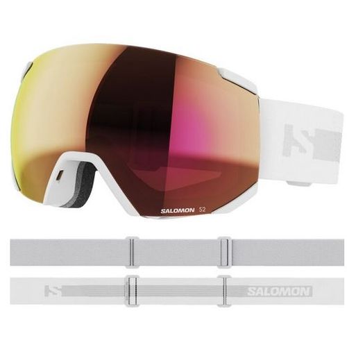 Salomon goggles Radium ML, White/Ruby slika 1