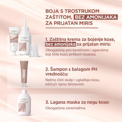 L'Oreal Paris Excellence Nudes farba za kosu 8U slika 5