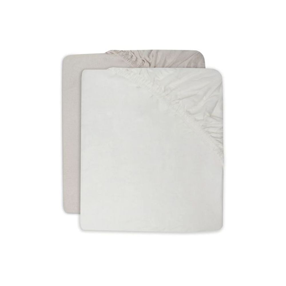 Jollein Navlaka za madrac Ivory/White 120×60 cm, 2kom slika 1