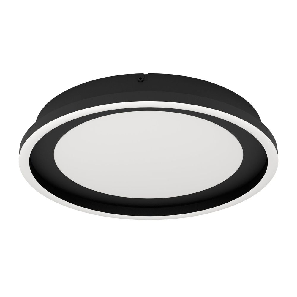 Eglo plafonjera 'CALAGRANO' LED, 11,5W, promjer 380mm, s daljinskim upravljačem, dimabilna, crna/bijela slika 1
