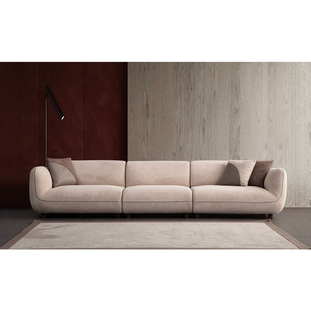 Sofa za 3 osobe Pavia - 5 sjedišta (L1,5+O1+1,5R) - boja: krem slika 1