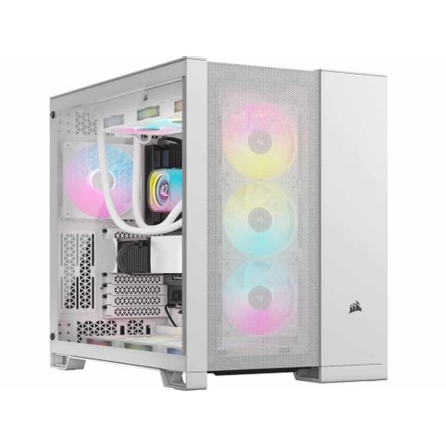 CORSAIR 6500D AIRFLOW Mid-Tower/ATX/kaljeno staklo/bez napajanja/bela Kućište  slika 1