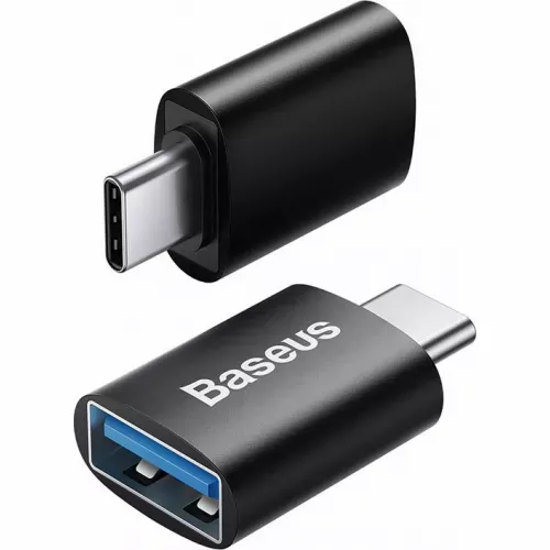 BASEUS INGENUITY USB-C NA USB-A ADAPTER OTG (CRNI) slika 2