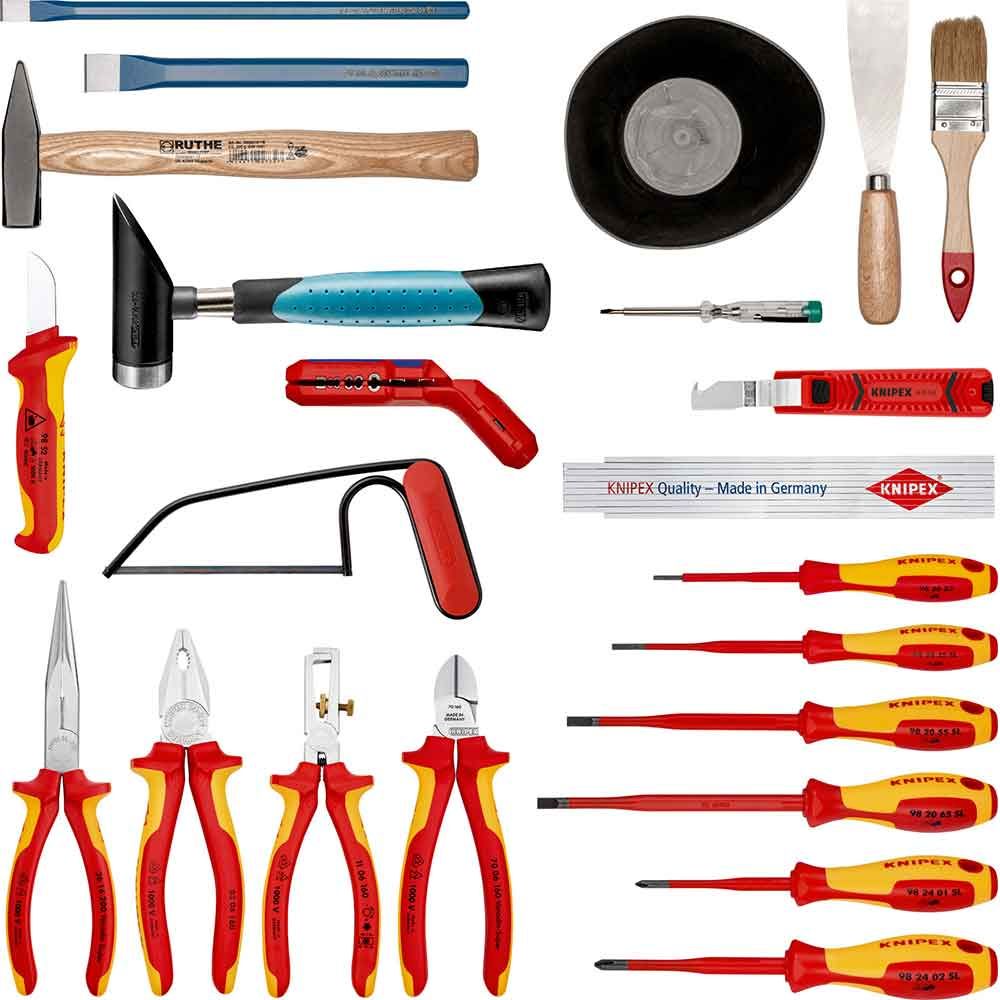 Knipex Set Alata Za Elektroinstalatere U Torbi "Classic" Electric / 23 dijelna - 00 21 02 EL slika 2
