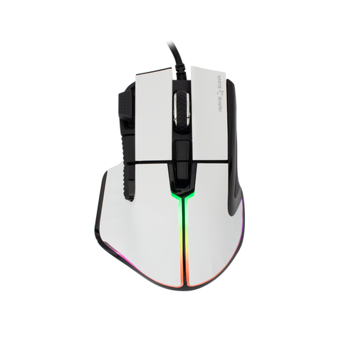 White Shark MIŠ GM-9006 MARROK Bijeli RGB / 12.000 dpi slika 1