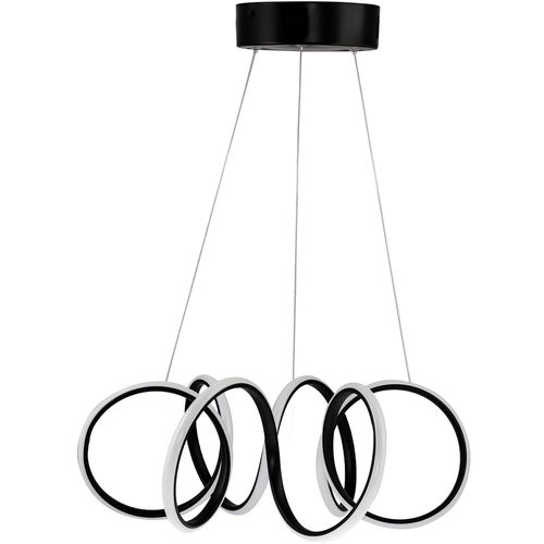 Earendel Black - White Light Black Chandelier slika 3