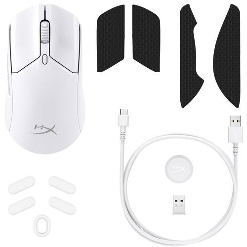 HyperX Pulsefire Haste 2Wireless Gaming Mouse (White) slika 5