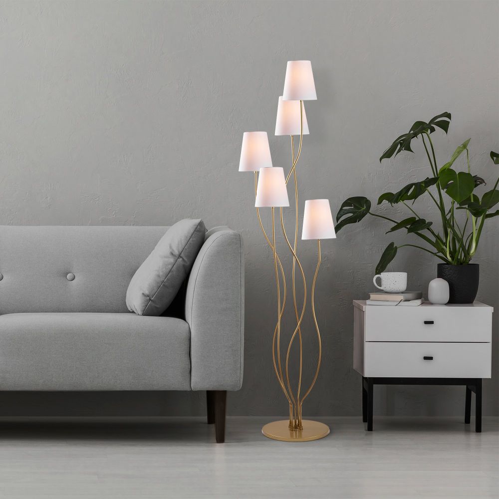 Bonibon - 13240 Gold Bijela Podna Lampa slika 2