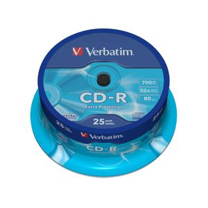 CD-R Verbatim #43432 700MB 52x sp25 Extra Protection