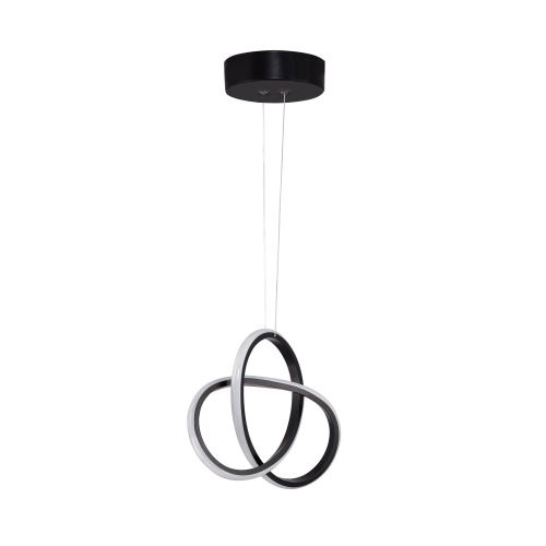 Aurigae Black-White Light Black Chandelier slika 5