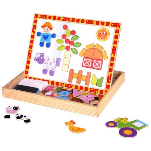 Tooky Toy Magnetne Puzzle Farma TKF014, 85kom slika 1