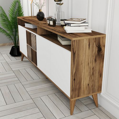 Milan - Walnut, White Walnut
White Console slika 4