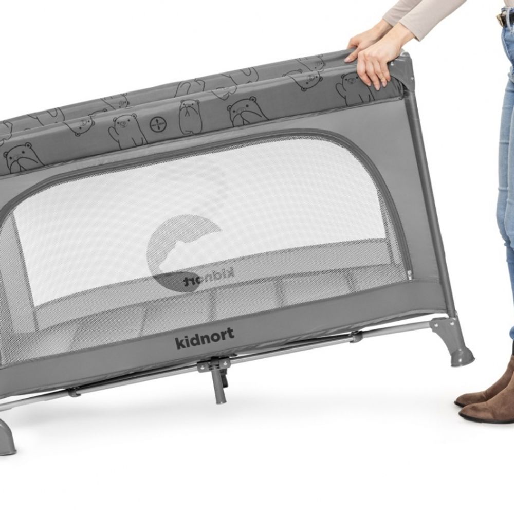Kidnort Vikend krevetac Grotta, Light Grey slika 5