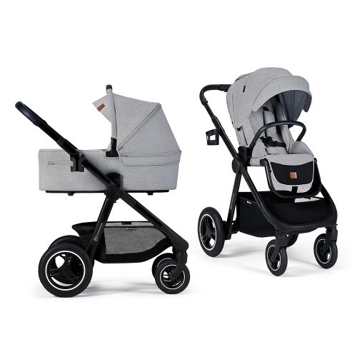 Kinderkraft dječja kolica Everyday 2u1, light gray CZM slika 8