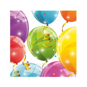 88150 Papirne salvete Baloni 33x33cm, 20kom