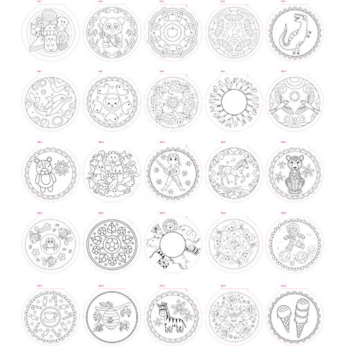 Grafix Kreativa Mandala - Životinje - 25 strana - 52179 slika 2