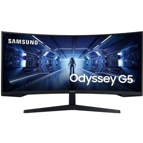 Monitor Samsung 34" Odyssey LC34G55TWWPXEN, VA, QHD+, 1ms, 165Hz, DP, HDMI, zakrivljen slika 1