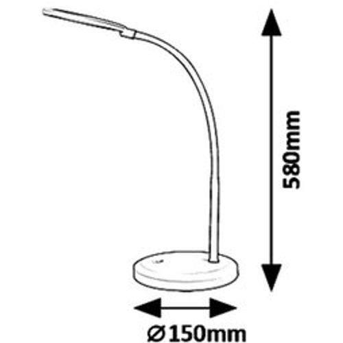 Rabalux Timothy stona LED 7,5W, crvena slika 4