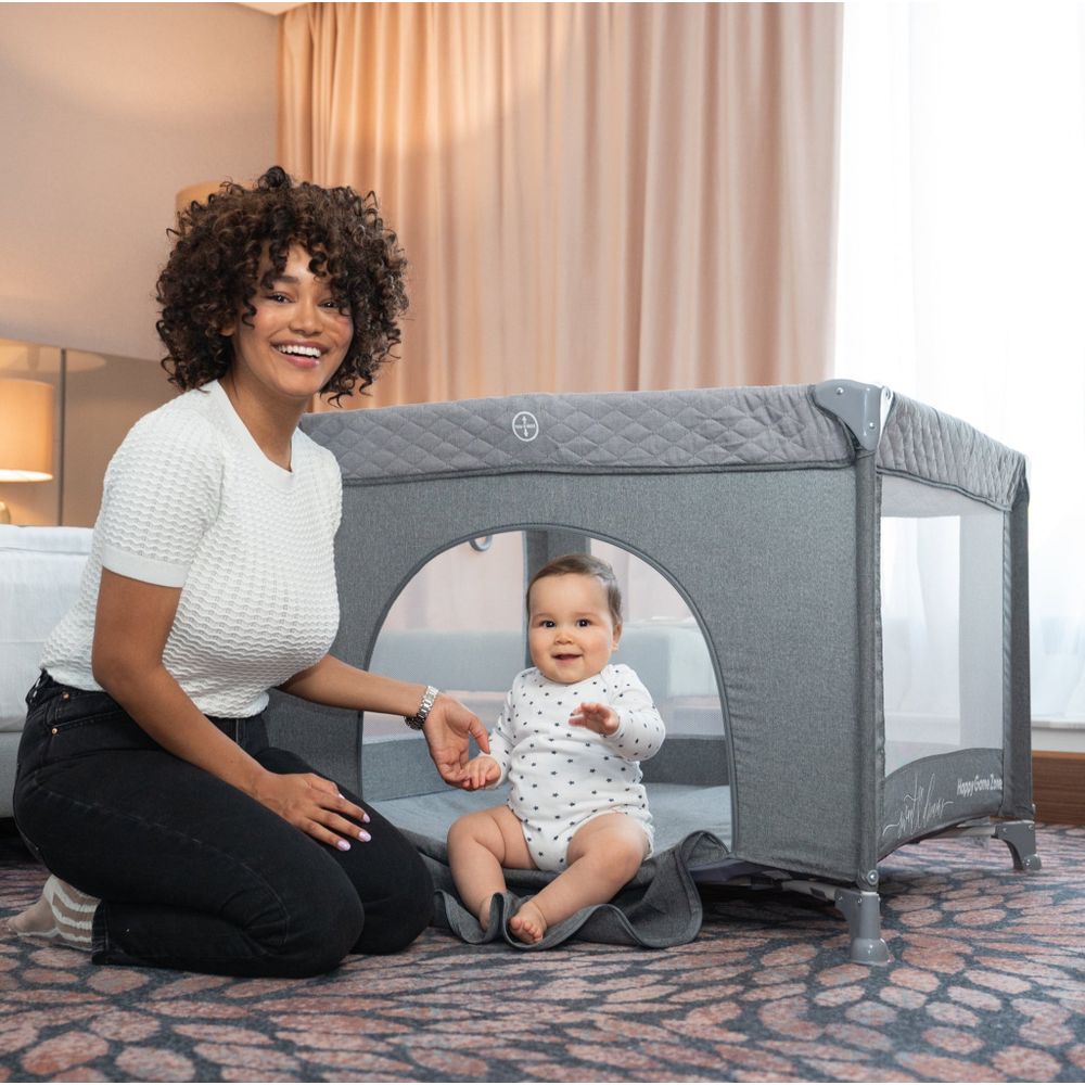 Lorelli Ogradica za igranje Sunny Playground, Cool Grey Star slika 9