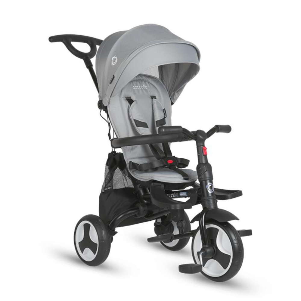 Coccolle Sklopivi rotirajući tricikl Spectra Plus Premium Line, Neutral Grey slika 9