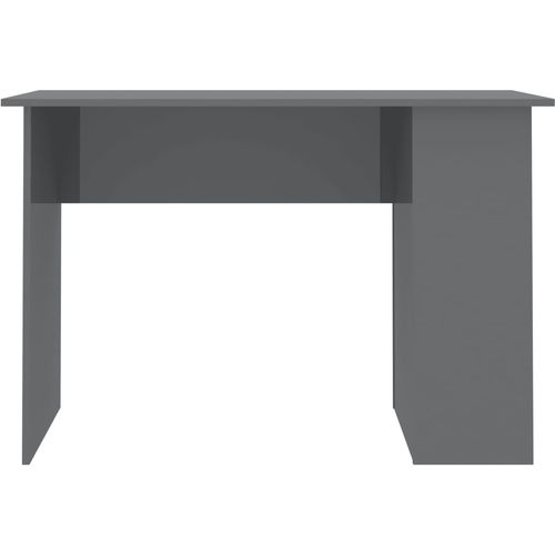 Radni stol visoki sjaj sivi 110 x 60 x 73 cm od iverice slika 10