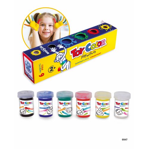 Toy Color tempera za prste 25 ml 1/6 slika 1