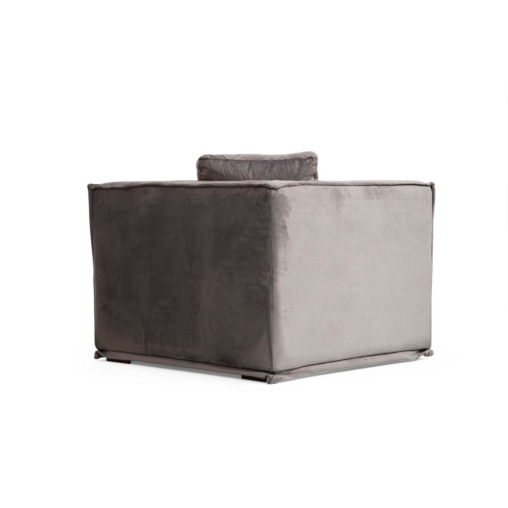 Lego Corner 4 (L1-O1-C-O1-O1) Sivi Ugaoni Sofa slika 6