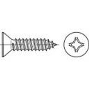 TOOLCRAFT 1068288 vijci s upuštenom glavom za lim 6.3 mm 19 mm križni philips DIN 7982 nehrđajući čelik A2 500 St.