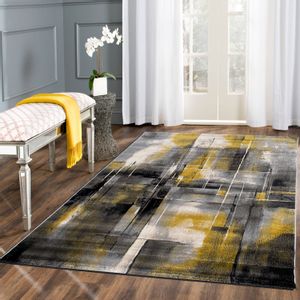 Conceptum Hypnose  HE154  Grey
Yellow Carpet (120 x 180)