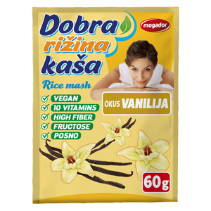 Dobra rižina kaša sa aromom vanilije bez glutena 60g