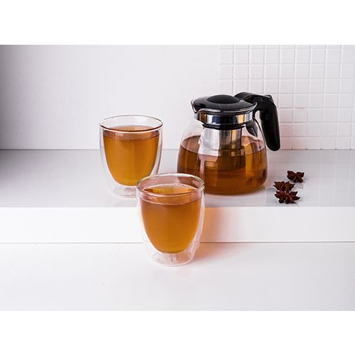 Altom Design termo staklene šalice za kavu i čaj Andrea 300 ml (set od 2 čaše) + vrč 900 ml - 020302365 slika 10