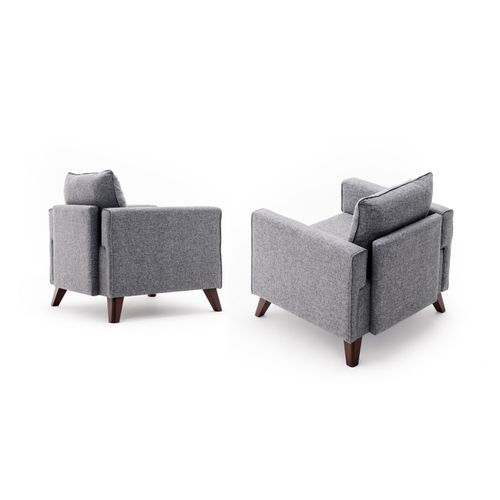 Bella Armchair - Gey Grey 1-Seat Sofa slika 7