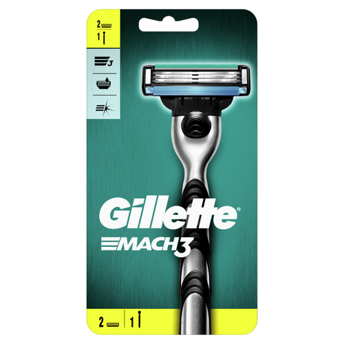 Gillette Mach 3 brijač sa 2 dopune slika 1