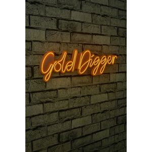 Wallity Ukrasna plastična LED rasvjeta, Gold Digger - Yellow