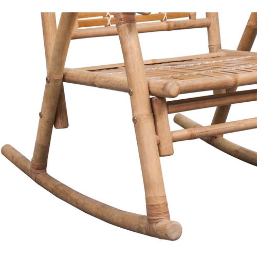 Vrtna stolica za ljuljanje od bambusa slika 50