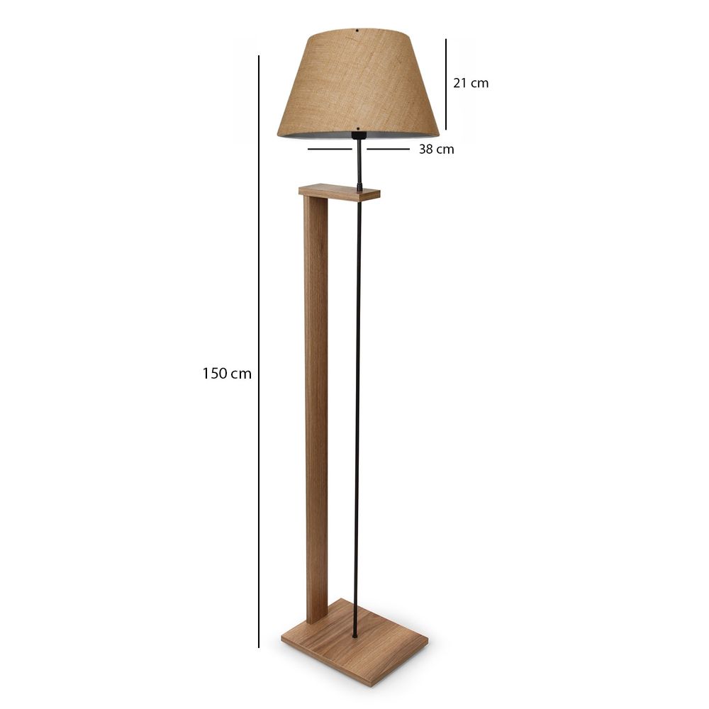 Podna Lampa AYD-3128 - Boje: krem drvo slika 4