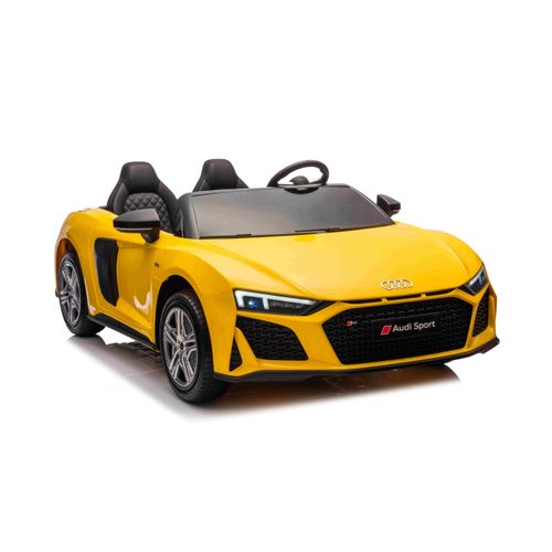 Licencirani auto na akumulator Audi R8 Spyder LIFT - dvosjed - žuti slika 7