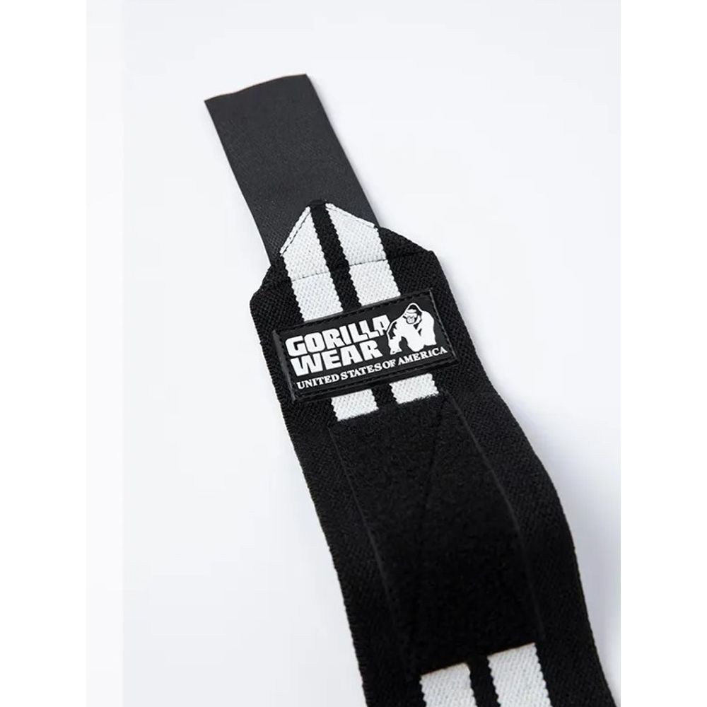 Gorilla Wear Steznici za zglobove PRO, Crno/Bijeli slika 2